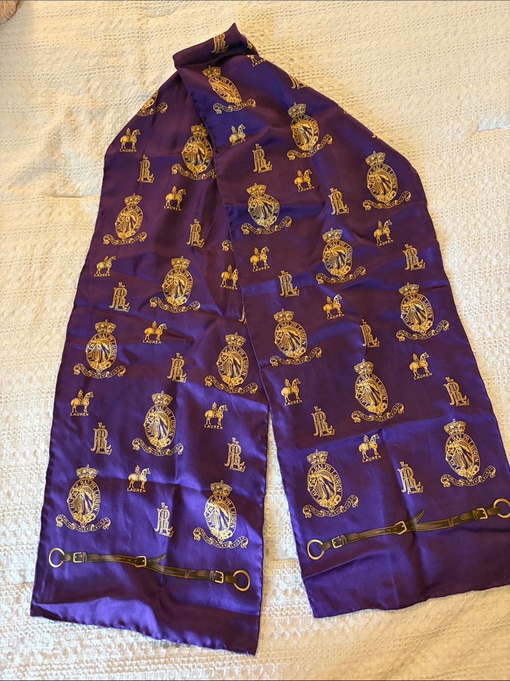 Ralph Lauren vintage equestrian scarf - Picture 3 of 4